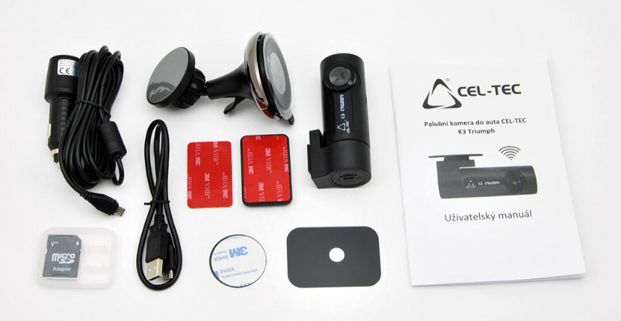 Autokamera CEL-TEC K3 Triumph Wi-Fi