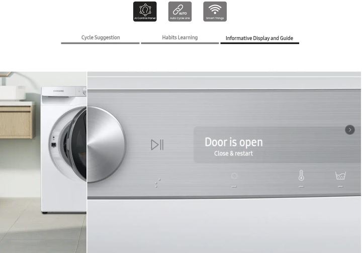 Pračka Samsung WW90T986ASH/S7 bílá Pračka Samsung WW90T986ASH/S7 bílá