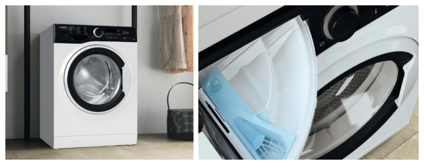 Pračka Whirlpool Natis WRSB 7259 D EU bílá Předem plněná úzká pračka Whirlpool Natis WRSB 7259 D EU, design
