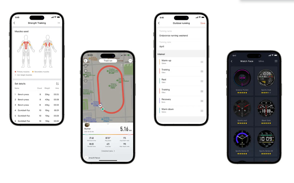 Chytré hodinky Amazfit Active černé
