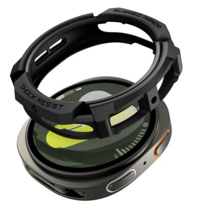 Ochranné pouzdro Spigen Rugged Armor na Samsung Galaxy Watch 8 (40mm) černý