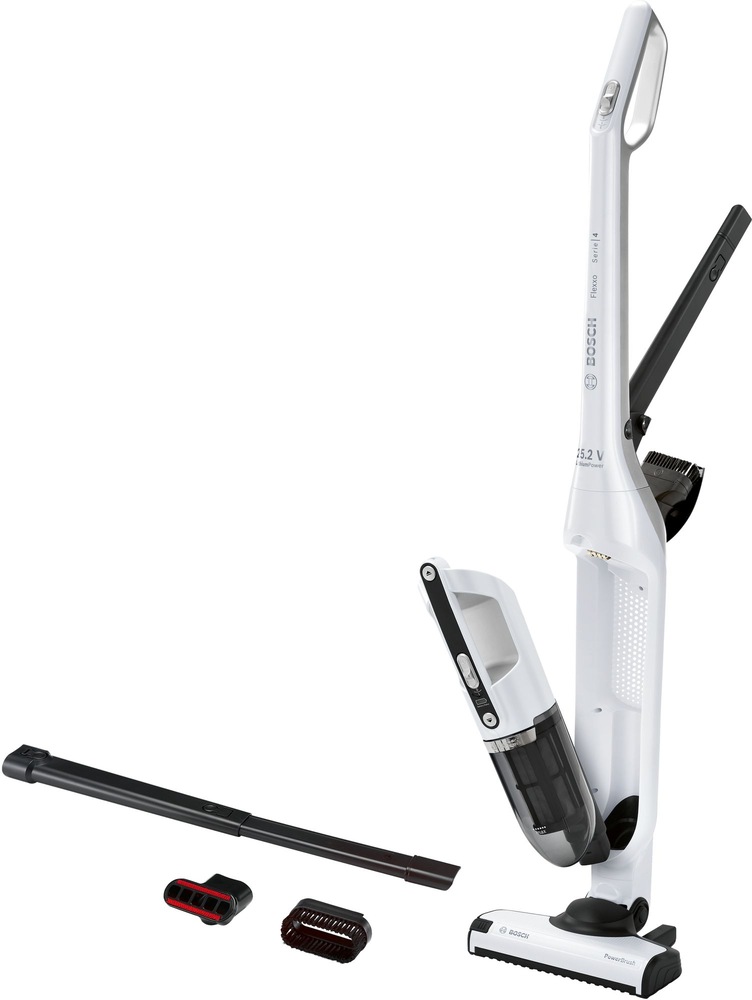 Tyčový vysavač Bosch BBH32551 Flexxo 25,2V,Serie 4 bílý