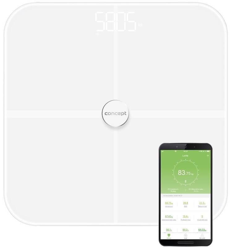Osobní váha Concept Perfect Health VO4010 bílá
