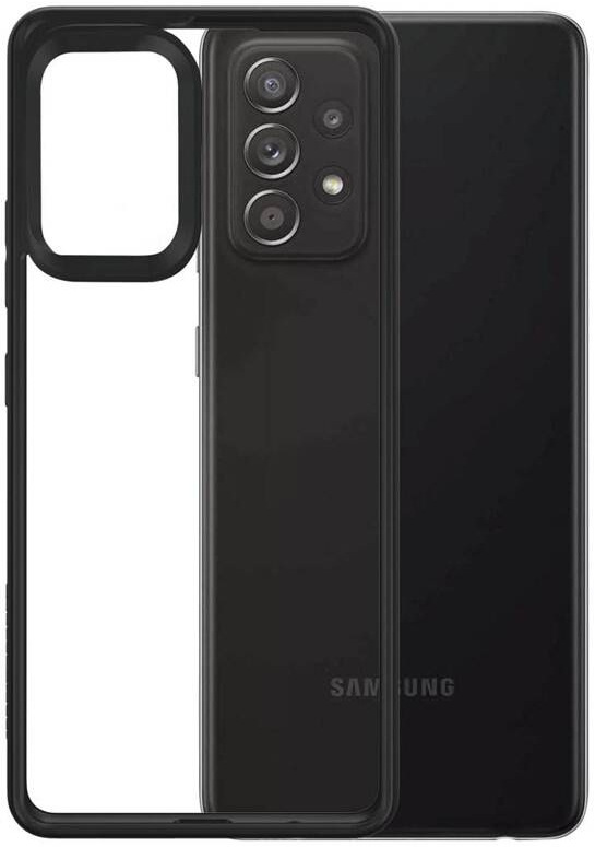 PanzerGlass ClearCase Antibacterial na Samsung Galaxy A52, černá/průhledná