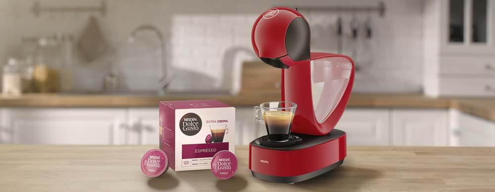 Espresso Krups NESCAFÉ Dolce Gusto Infinissima KP170531 červené Espresso Krups NESCAFÉ Dolce Gusto Infinissima KP170531 červené