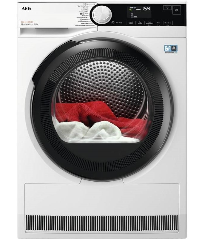 Sušička prádla AEG AbsoluteCare® 8000 TR838P4C bílá