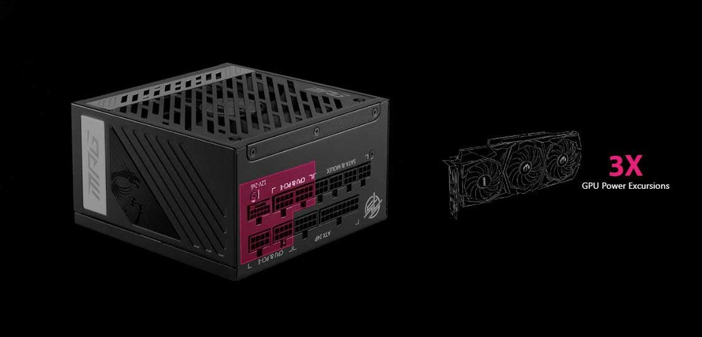 Zdroj MSI MPG A1000G PCIE5 MSI MPG A1000G PCIE5