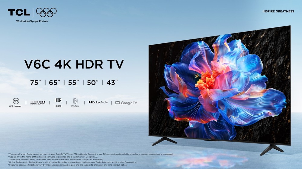 Televize TCL 65V6C Televize TCL 75V6C