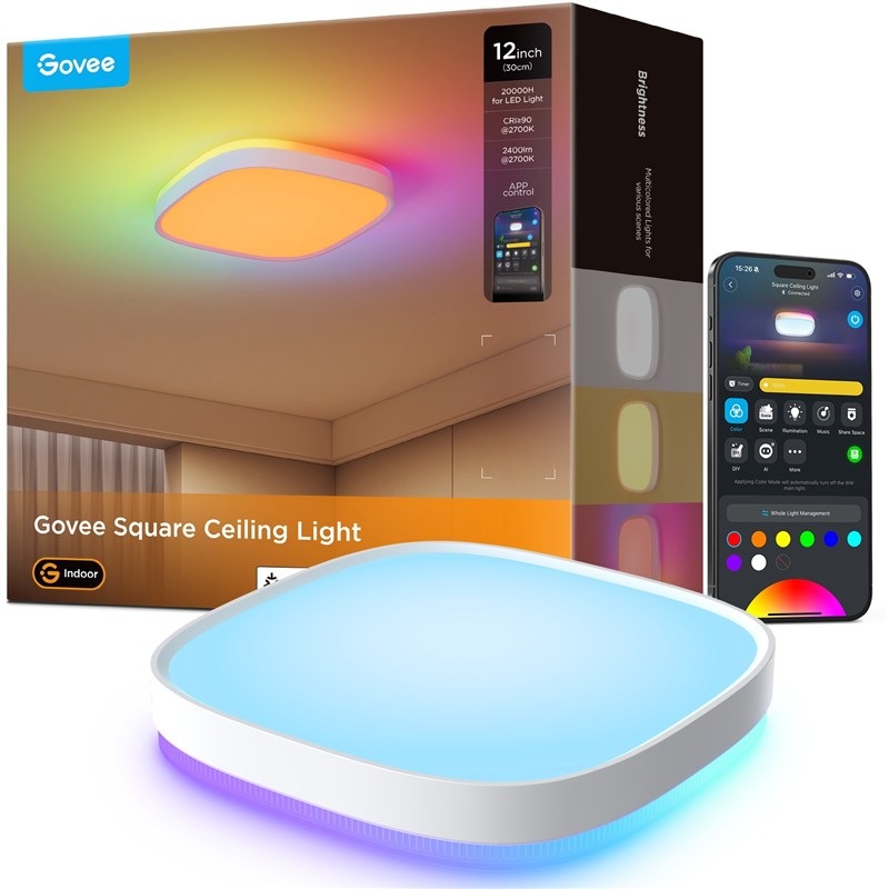 Govee RGBICWW Smart duální, 2400lm, 30cm, Matter