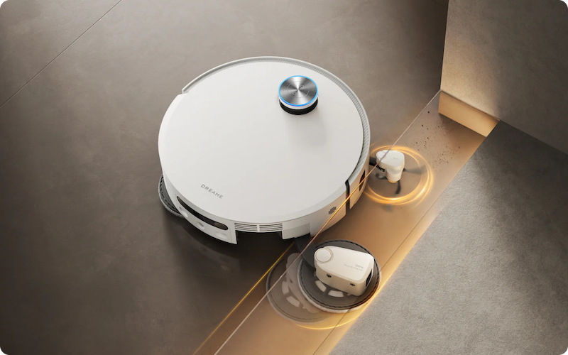 Robotický vysavač Dreame X60 Pro Ultra Complete černý Vysavač Dreame je vybaven ramenem UltraExtend
