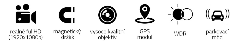 Autokamera Niceboy PILOT X černá