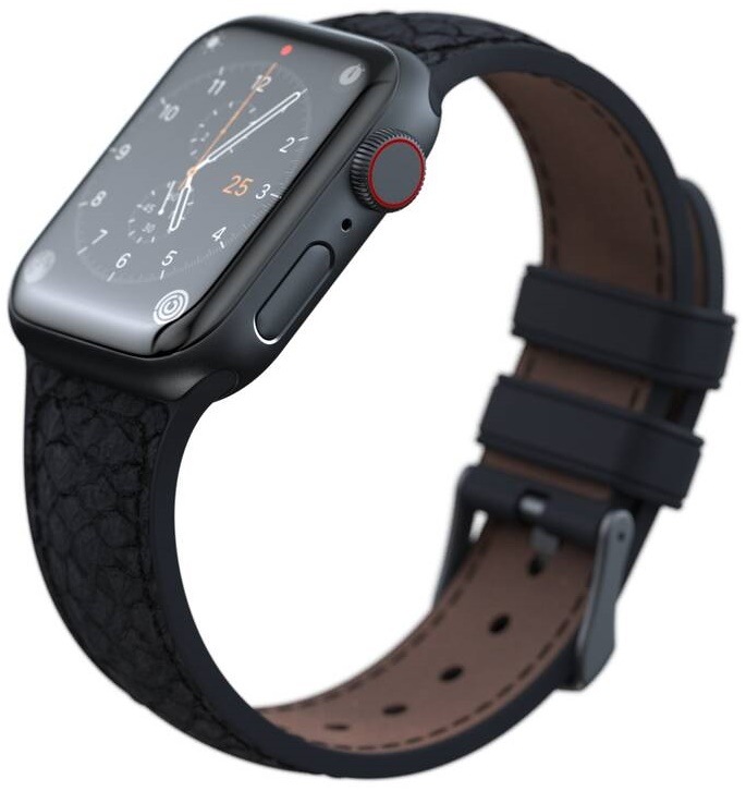 Řemínek Njord Vindur na Apple Watch 42/44/45/49mm šedý