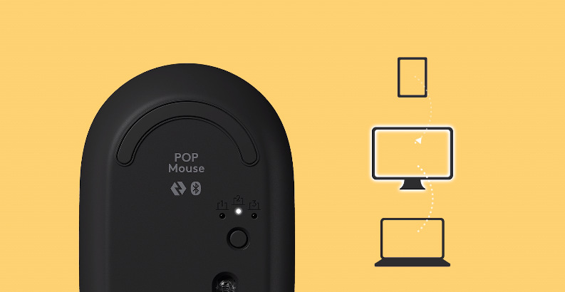 Myš Logitech POP - blast yellow žlutá Myš Logitech POP - blast yellow žlutá