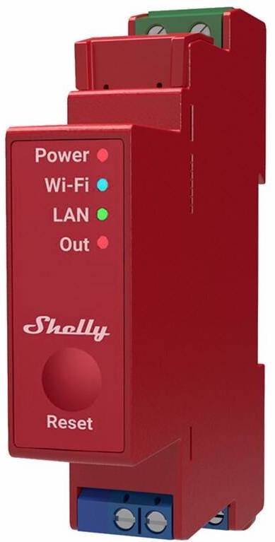 Modul Shelly Pro 1PM, spínací modul na DIN lištu, měření spotřeby, WiFi