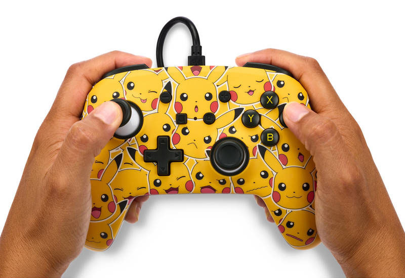PowerA Enhanced Wired pro Nintendo Switch – Pikachu Moods