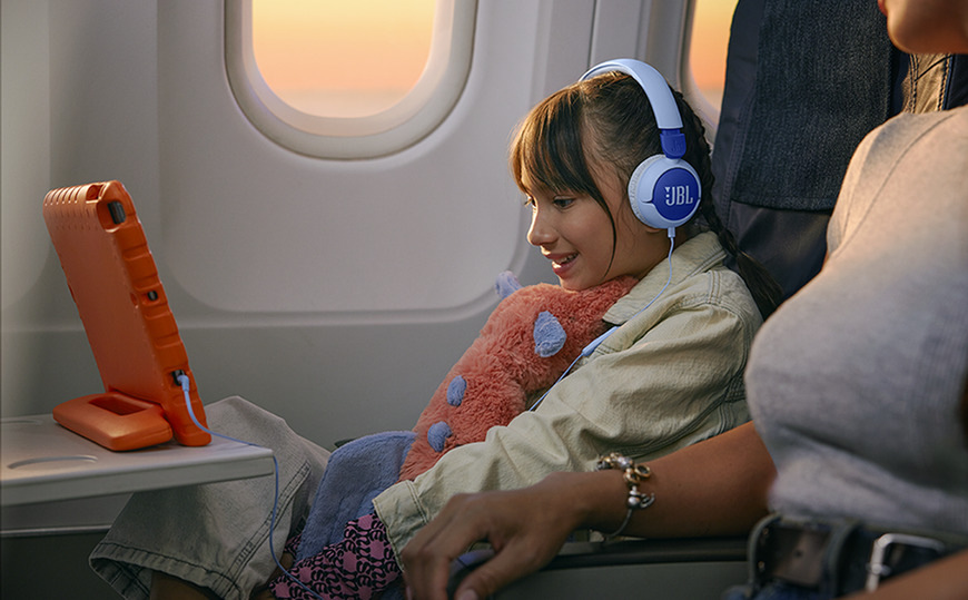 JBL JR320, fialová