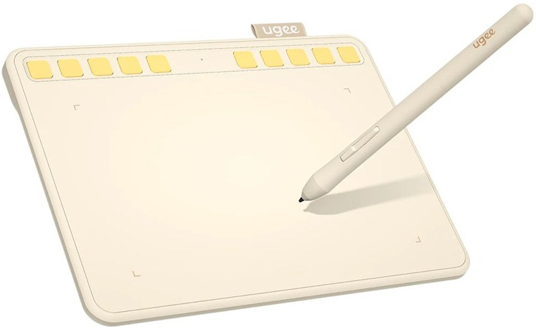 Kreslicí tablet UGEE S640, béžová barva