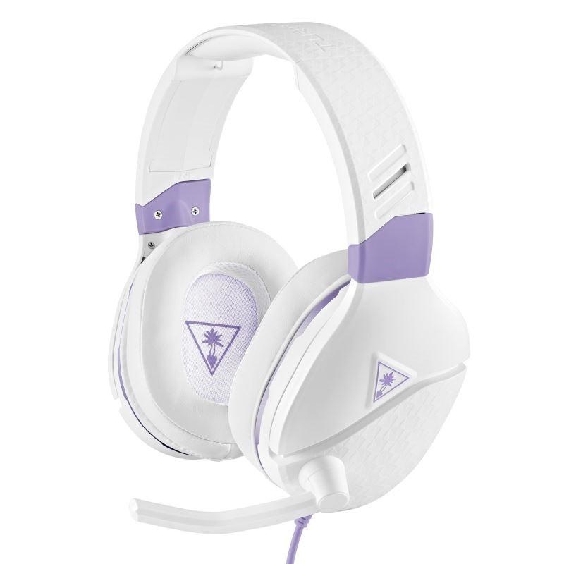 Headset Turtle Beach Recon Spark bílý/fialový
