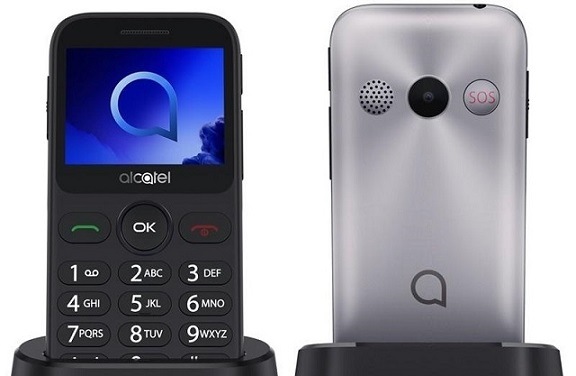 Mobilní telefon ALCATEL 2019G stříbrný Mobilní telefon ALCATEL 2019G stříbrný