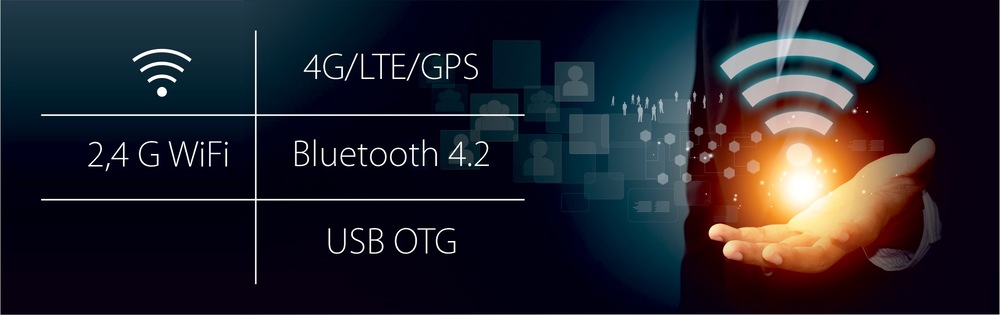 Dotykový tablet iGET SMART L203C + obal šedý