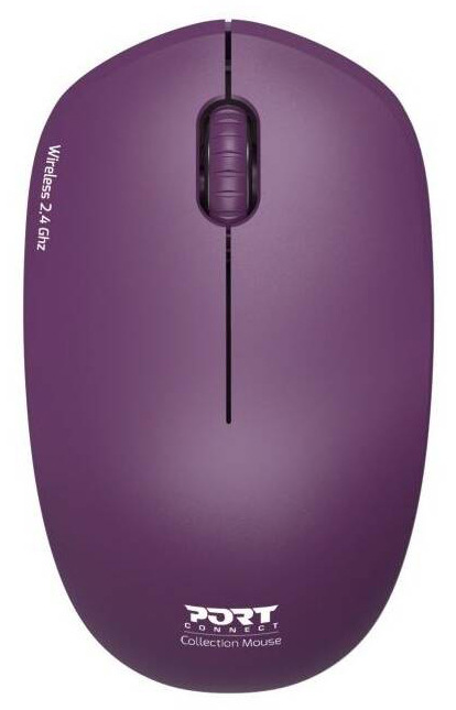 Myš PORT CONNECT Wireless Collection fialová