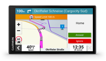 Navigační systém GPS Garmin dezl LGV610 Europe45 černý