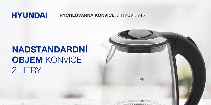 Rychlovarná konvice Hyundai VK 745, funkce
