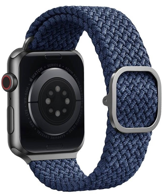 Řemínek Uniq Aspen na Apple Watch 42/44/45/49mm modrý