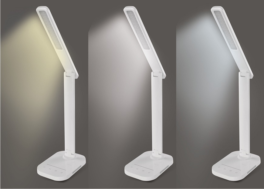 Stolní LED lampička EMOS CARSON bílá lampa_emos_carson