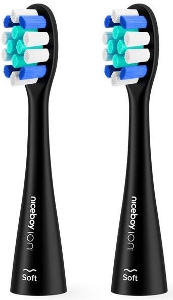 Náhradní hlavice Niceboy ION Sonic Lite Soft black (2 ks)