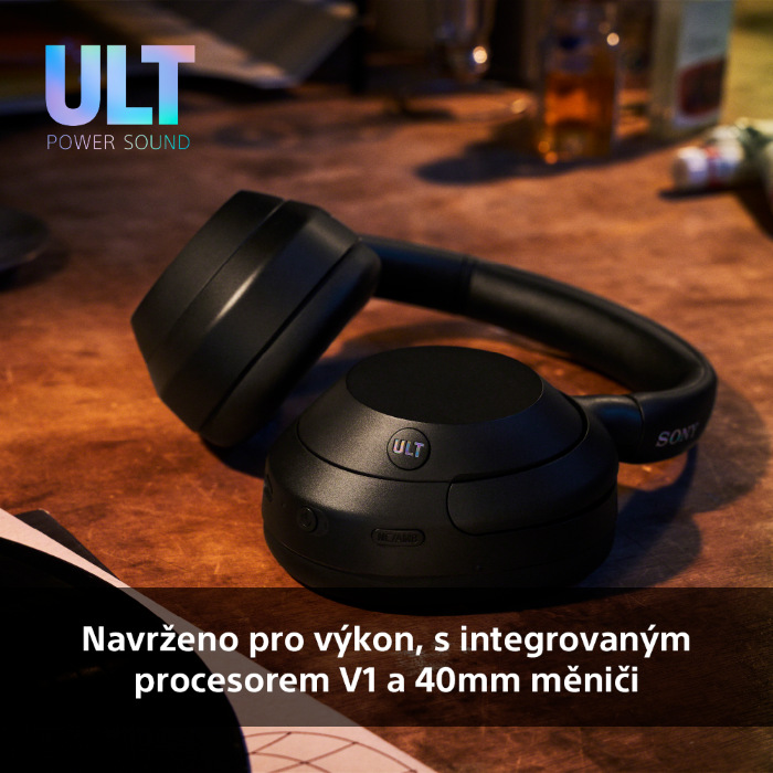 Sluchátka Sony ULT WEAR - Prodloužená záruka zdarma po registraci šedá/zelená Sluchátka Sony ULT WEAR - šedá/zelená