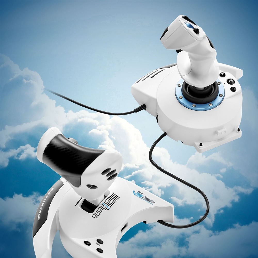 Thrustmaster T-FLIGHT HOTAS 5 MSFS edition nabízí celkem 14 tlačítek