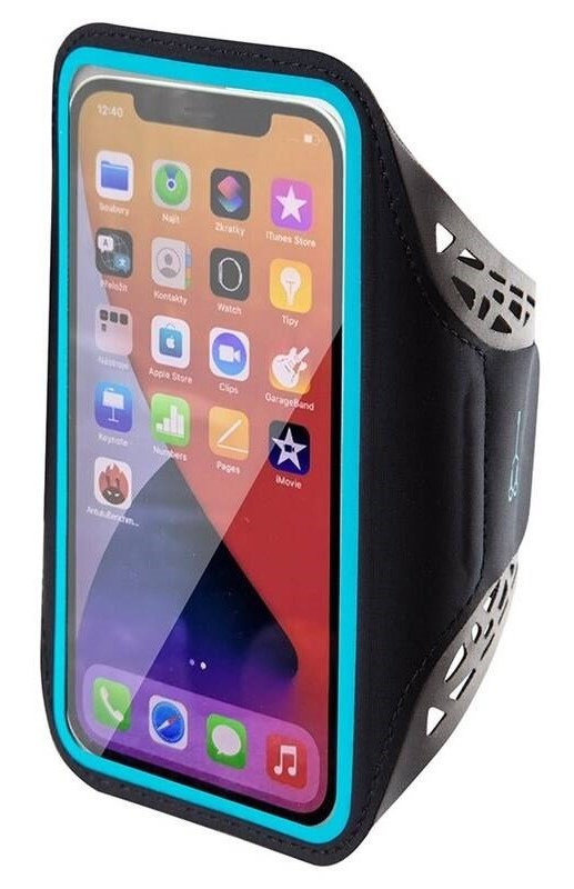 Pouzdro na mobil sportovní Tactical Arm Splash Tourniquet Asphalt černé