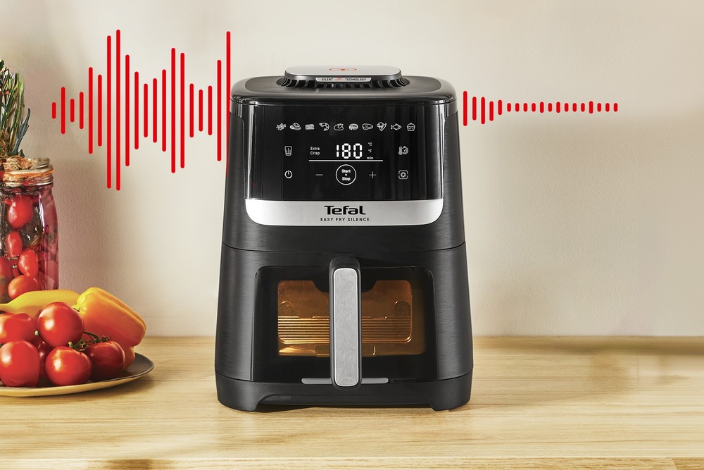 Fritéza horkovzdušná Tefal EY5568E0 Easy Fry Silence černá Fritéza horkovzdušná Tefal EY5568E0 Easy Fry Silence černá