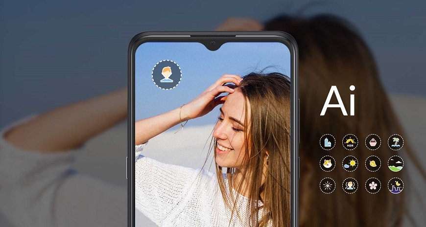 Mobilní telefon ALCATEL 3X 2019 128 GB zelený Mobilní telefon ALCATEL 3X 2019 128 GB zelený