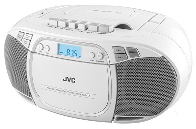 Radiomagnetofon s CD JVC RC-E451W bílý