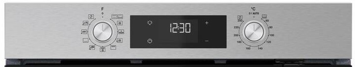 Trouba Whirlpool New Actual OMR58HU1X černá/nerez Horkovzdušná vestavná trouba Whirlpool OMR58HU1X, nerez