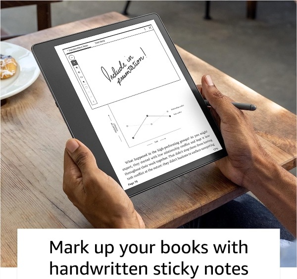 Amazon Kindle Scribe 2022 16 GB + standardní pero (B09BS5XWNS), šedá