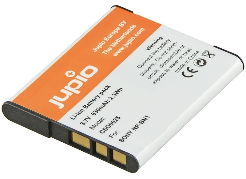 Baterie Jupio NP-BN1 630 mAh (Sony) bílá