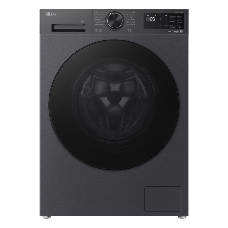 Pračka LG F2X50S8TBB šedá