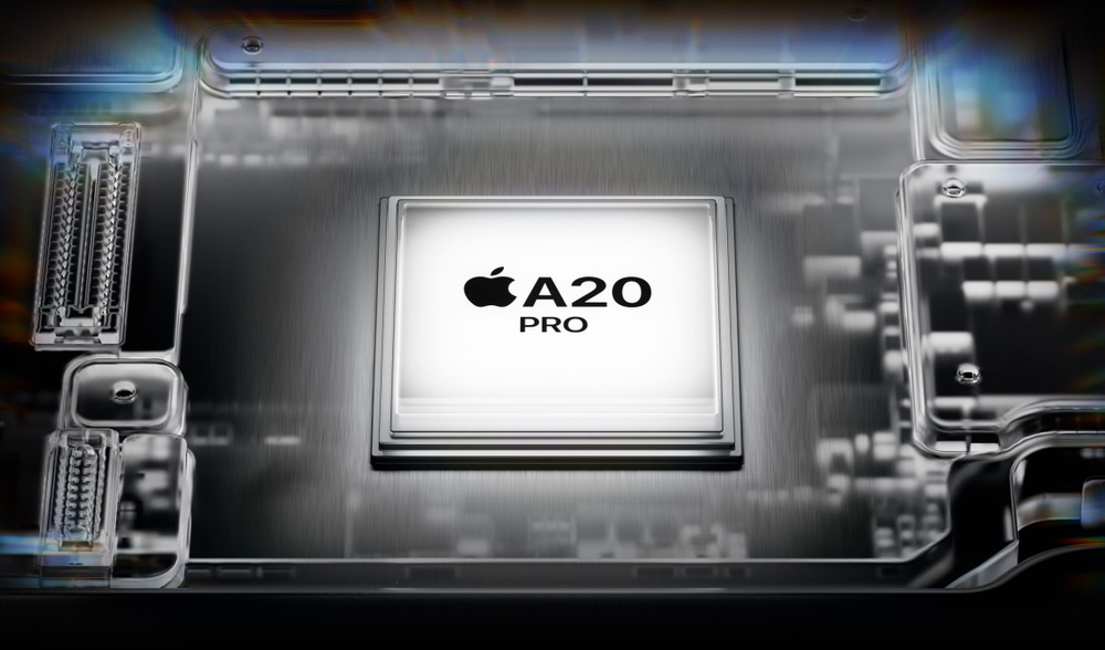 Mobilní telefon Apple iPhone 18 Pro 256 GB ledovcově modrý Apple iPhone 18 Pro těží z výkonu čipu Apple A20 Pro