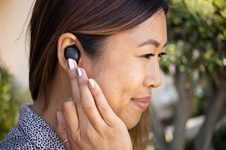 Sluchátka JLab JBuds Air True Wireless Earbuds bílá JLab JBuds Air True Wireless Earbuds