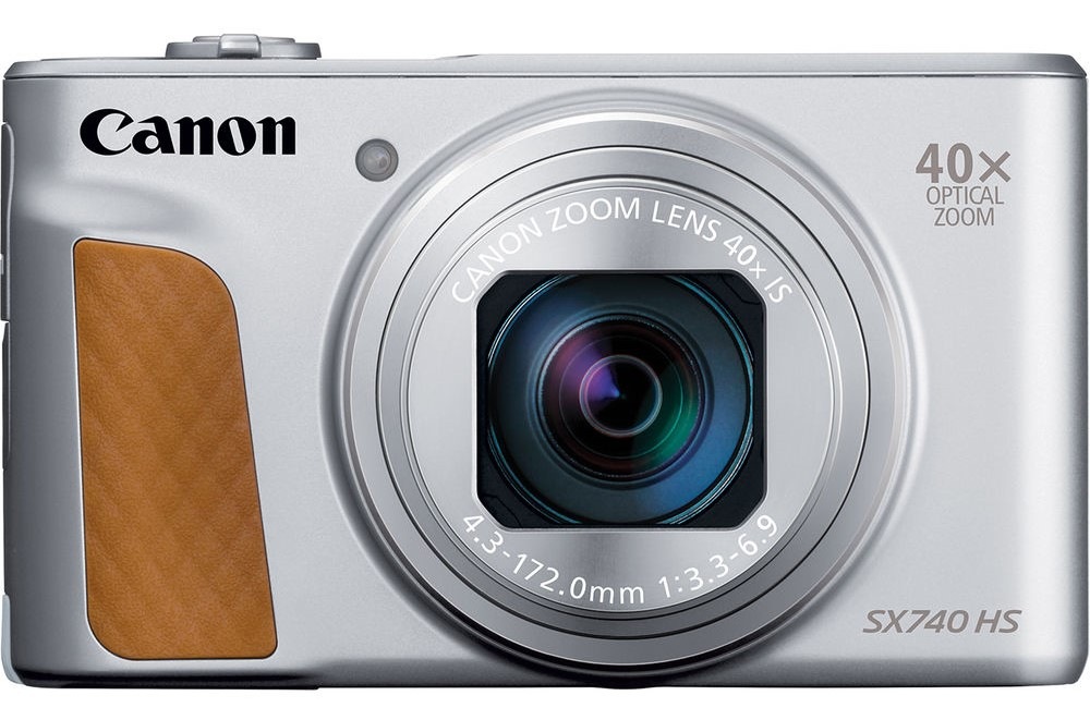 Digitální fotoaparát Canon PowerShot SX740 HS, TRAVEL KIT stříbrný