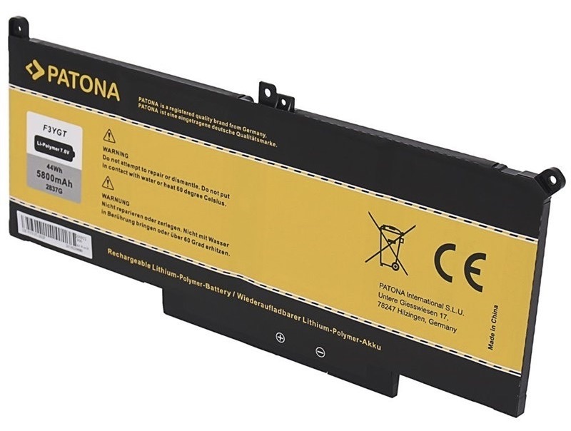 Baterie PATONA pro Dell Latitude E7270, E7470, 5800mAh, Li-Pol, 7,6V