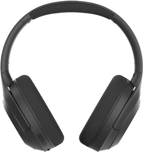 Sluchátka A4Tech Fstyler BH220 bezdrátová skládací Bluetooth černá Pohled zepředu na oblouková sluchátka A4Tech Fstyler BH220
