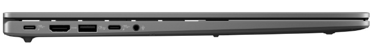 Čelní pohled na ASUS Vivobook S16 s 16″ displejem a numerickou klávesnicí