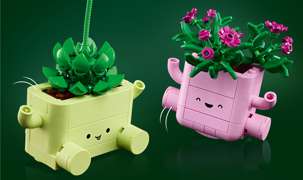 Stavebnice LEGO® Botanicals 11506 Houpající se rostlinky Stavebnice s 253 dílky nabízí dvě kompaktní rostliny a skvěle poslouží také jako kreativní dárek.