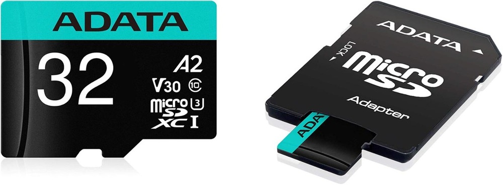 Paměťová karta ADATA Premier Pro MicroSDHC 32GB (100R/80W) + adaptér ADATA Premier Pro