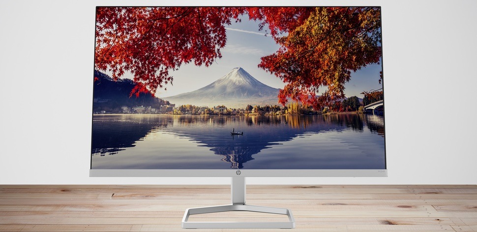 Monitor HP M24f černý/stříbrný/sklo