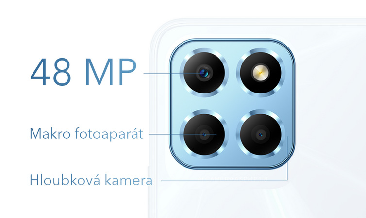 Mobilní telefon HONOR X8 5G modrý